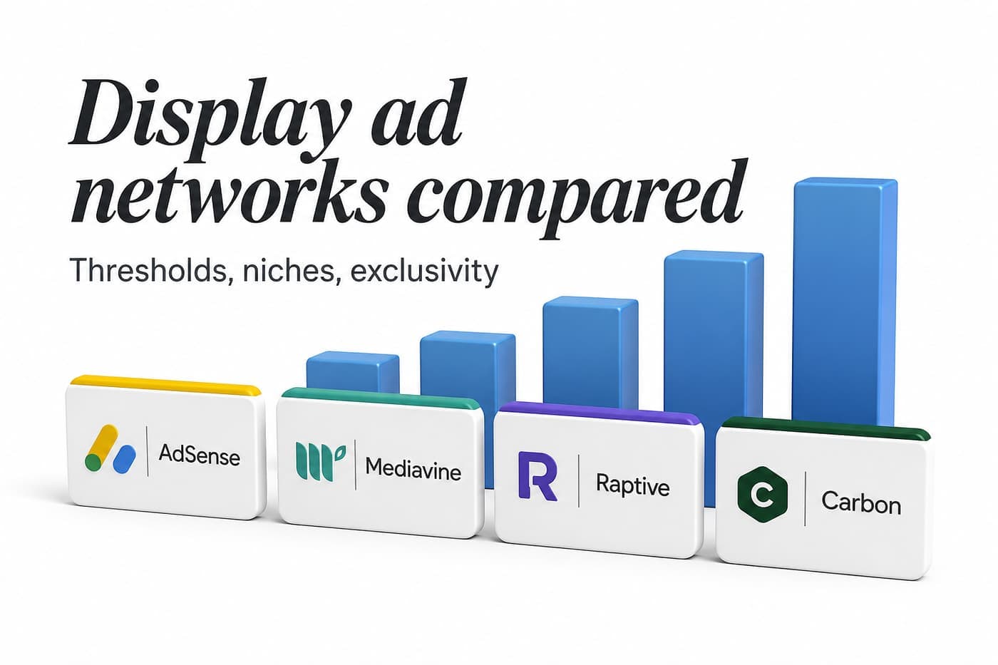 Display Ad Networks Compared: AdSense, Mediavine, Raptive, and More