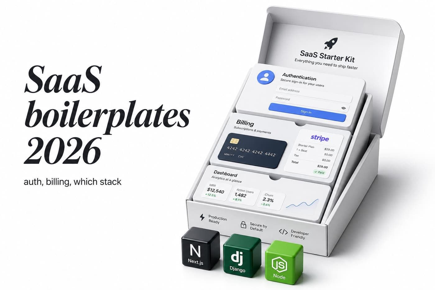 The Best SaaS Boilerplates for 2026